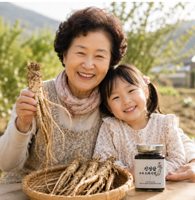 진정담 도라지청 수제 약도라지청 250g