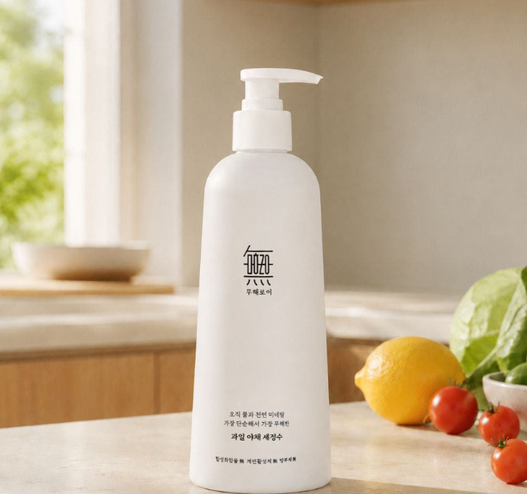 무해로이 과일 야채 세정수 430ml 액체 과일세정제 세척제 1종 세척 잔류농약제거