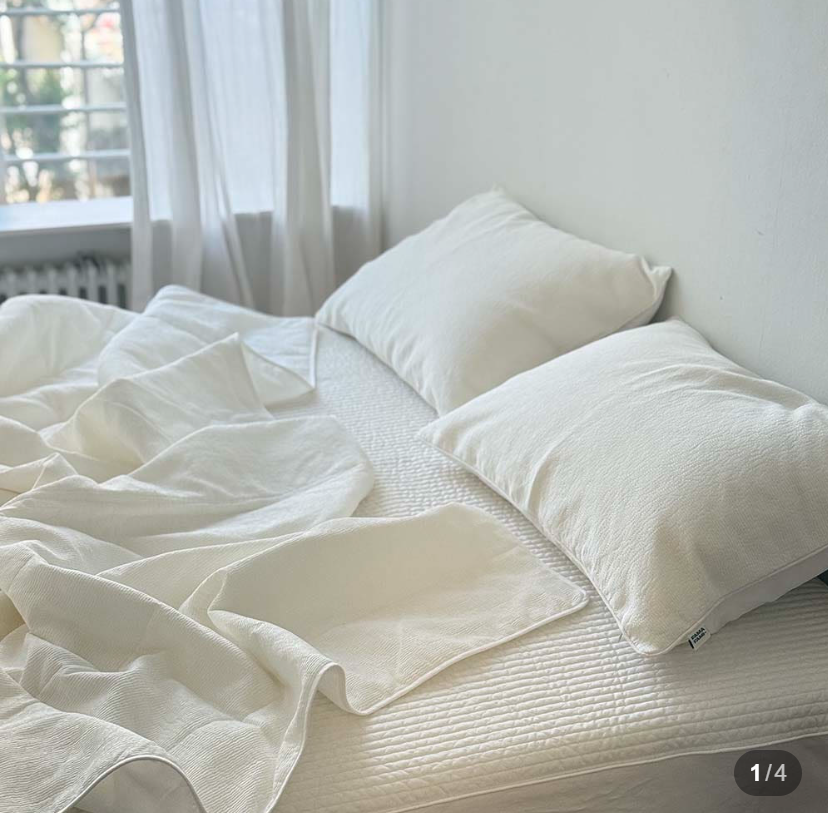 (1+1) 파마파미 도비 무지 냉감 양면이불 여름