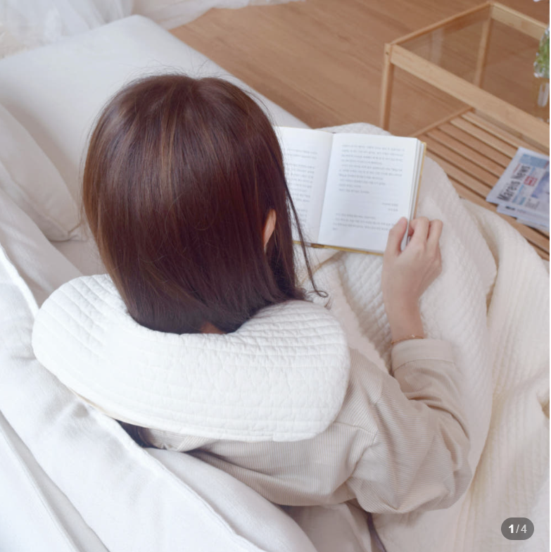 [어깨통증] 뻐근한 목 어깨찜질팩 라운드형 직장인 부모님선물