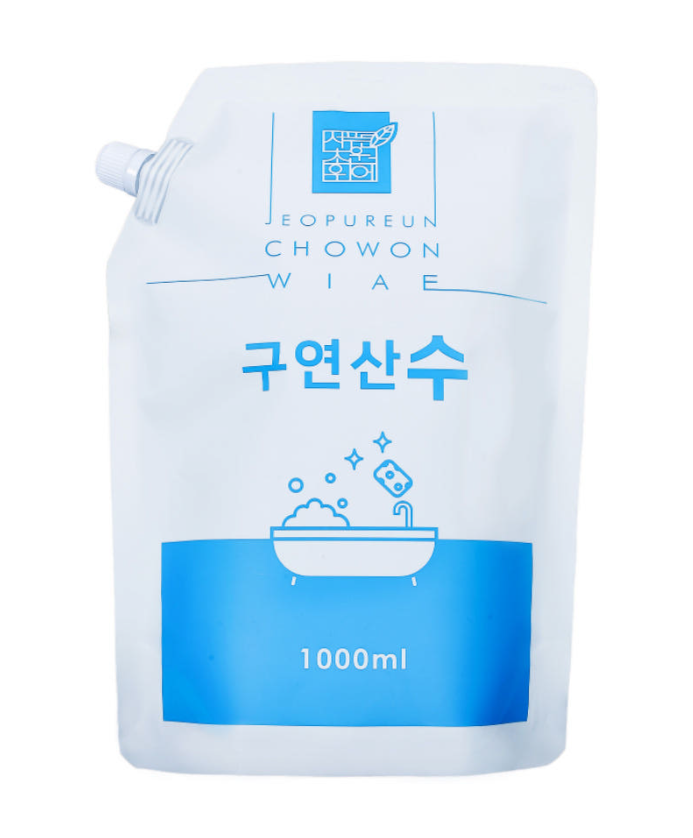 구연산 저푸른초원위에 대용량 액체 다용도 워싱소다 세정제 1L 구연산