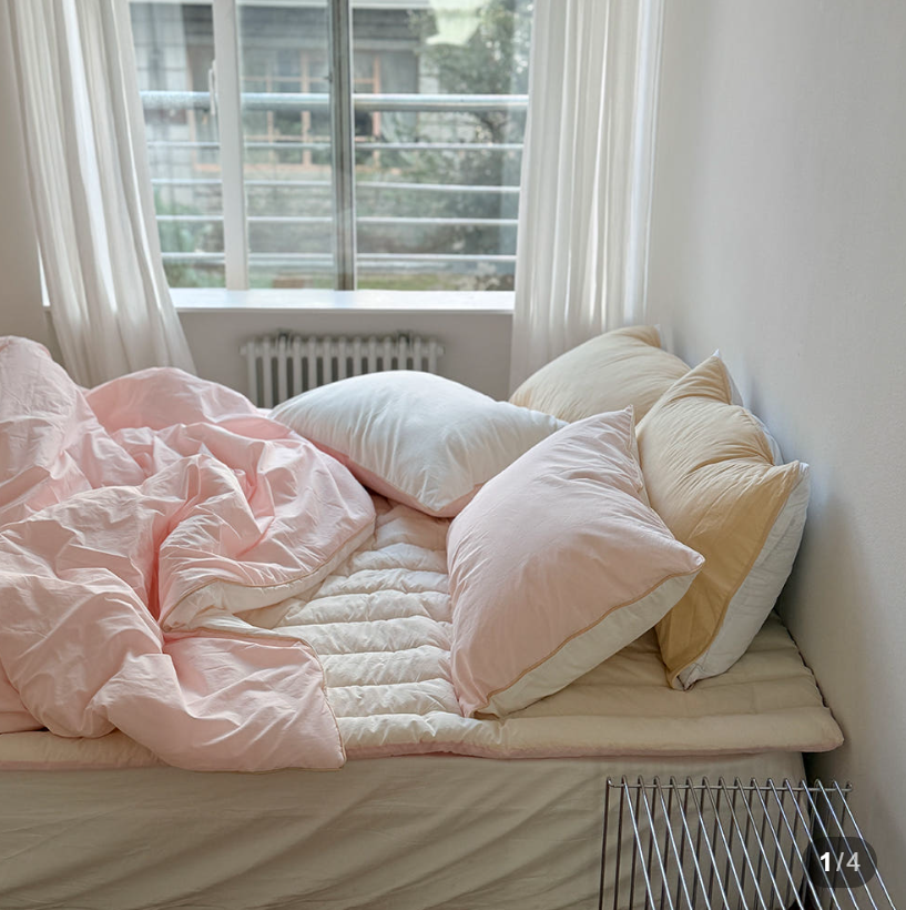 캔디코튼 침구 고밀도 100수 양면 순면 차렵이불 여름 겨울용 사계절용