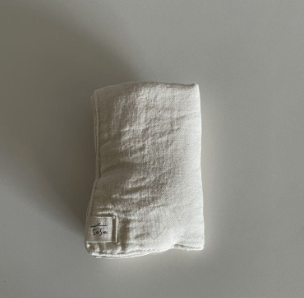 sosa/ 소사 소창 둥근 세안수건 (4겹) 정련완료